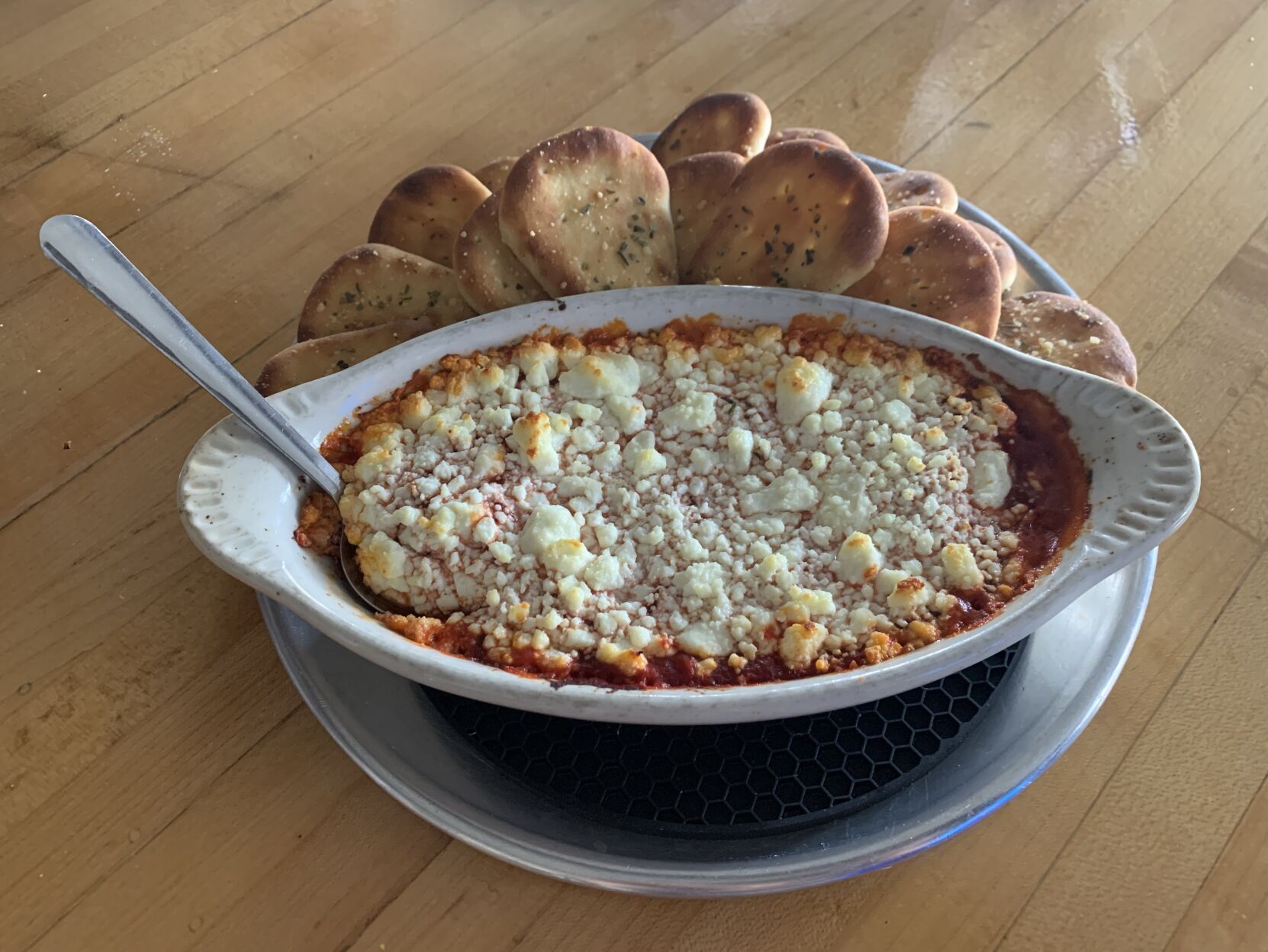 Goat cheese marinara